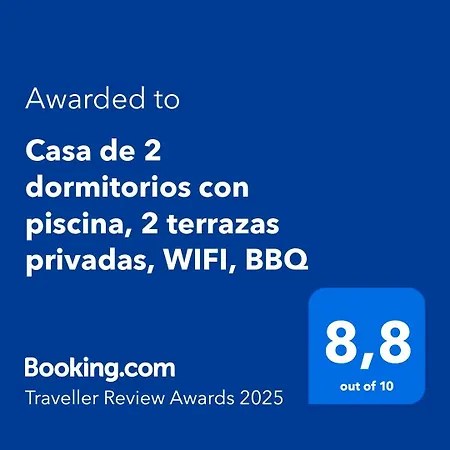 Сasa de vacaciones Casa De 2 Con Piscina, 2 Terrazas Privadas, Wifi, Bbq *